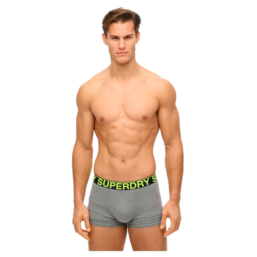 

Боксеры 3 шт Superdry M3110450B Trunk, серый