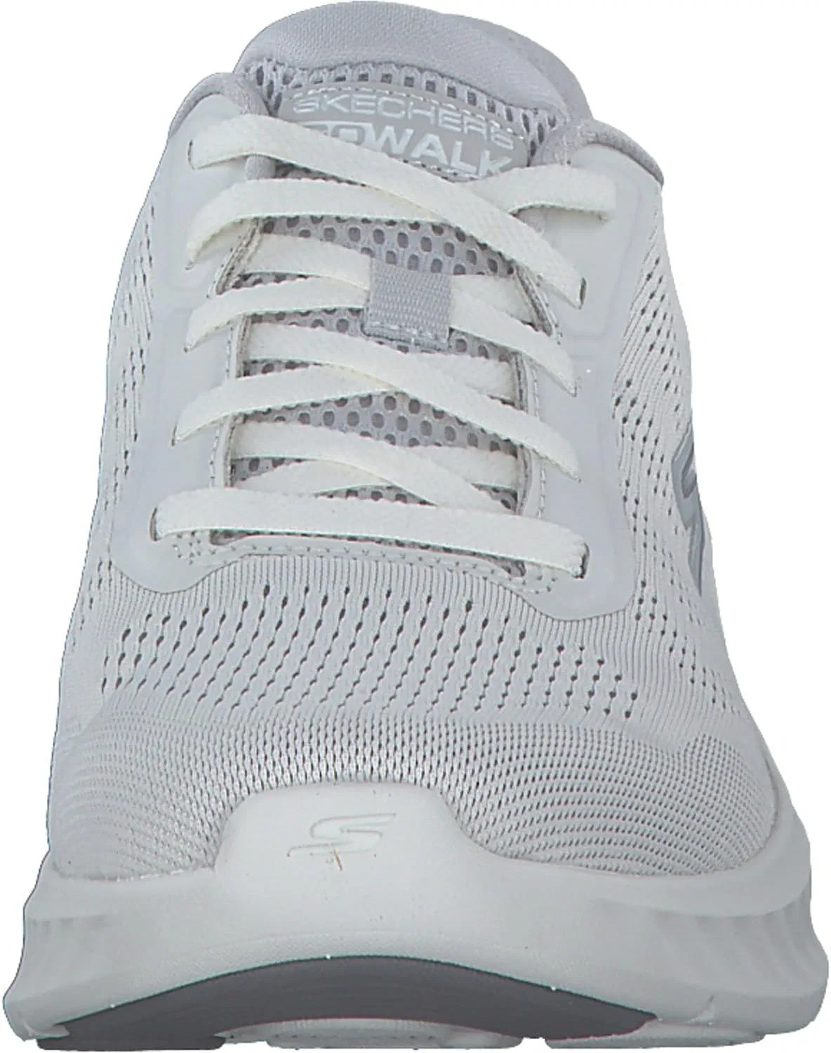Мужские кроссовки Skechers Go Walk Now Payton, White And Gray Textile Synthetic — фото 3