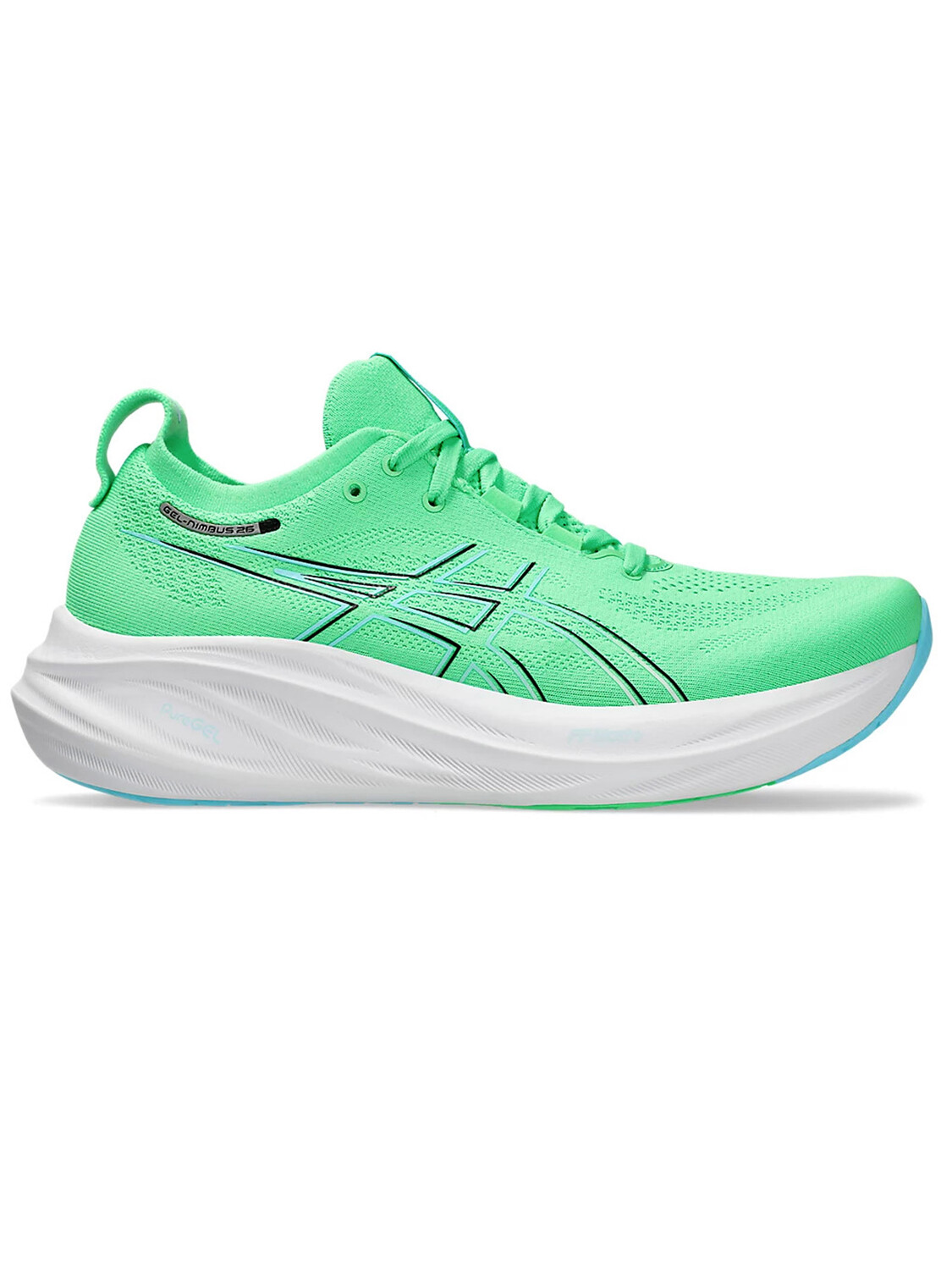 

Кроссовки gel nimbus 26 uomo Asics, зеленый