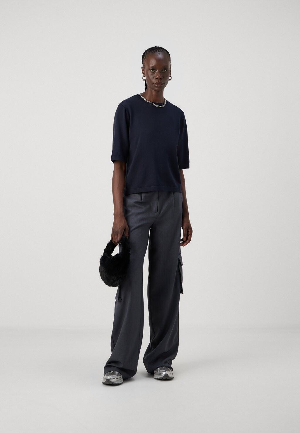 

Базовая футболка VMSILJE 2/4 Vero Moda Tall, синий