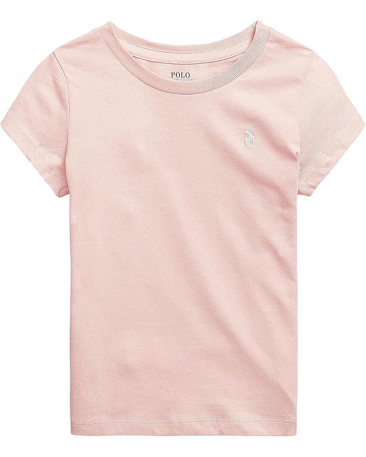 

Толстовка Polo Ralph Lauren Kids Short Sleeve Jersey T-Shirt, цвет Hint Of Pink