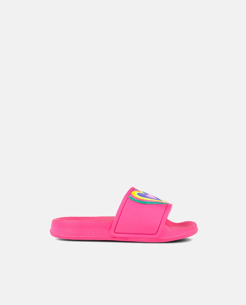 

Шлепанцы фуксия с орнаментом для девочек Agatha Ruiz de la Prada