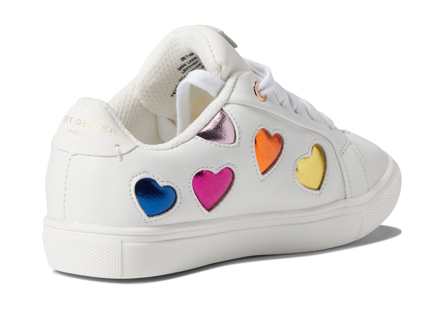 Кроссовки Kurt Geiger London Kids Mini Lane Love (Toddler/Little Kid/Big Kid), белый — фото 4