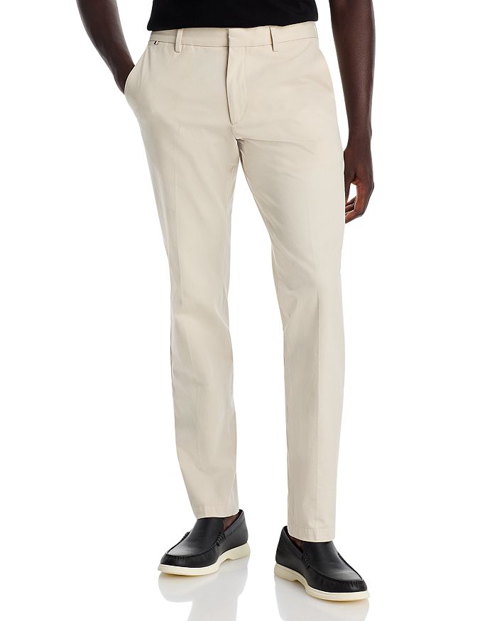 

Брюки Kaito1 Stretch Slim Fit BOSS, белый