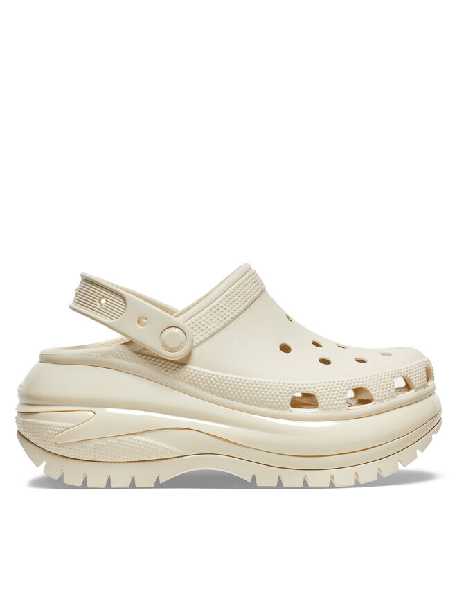 

Шлепки Crocs Mega Crush Clog, бежевый