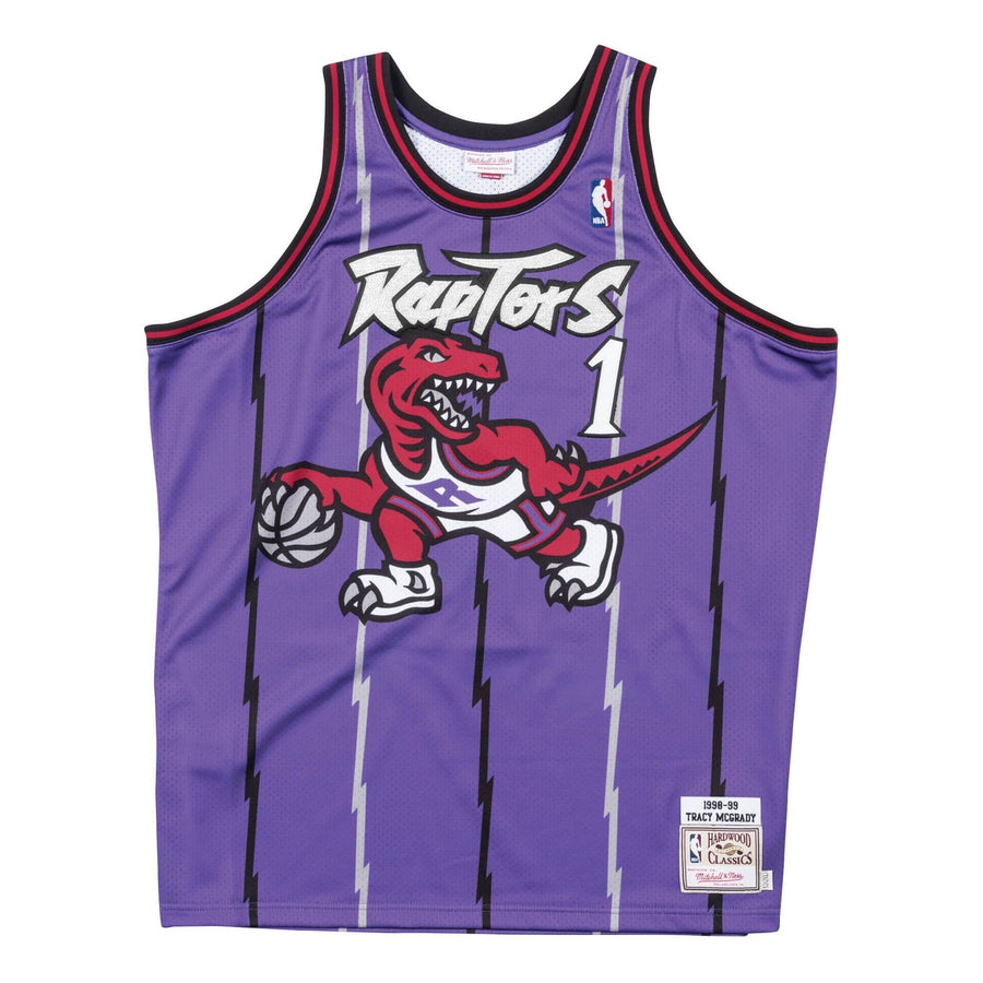 

Джерси Mitchell & Ness NBA Tracy McGrady Toronto Raptors 1998/99 Road Jersey #1, фиолетовый