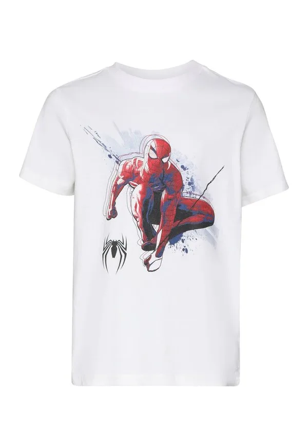 Футболка с принтом человека-паука "встречаемся" Mister Tee, White — фото 4