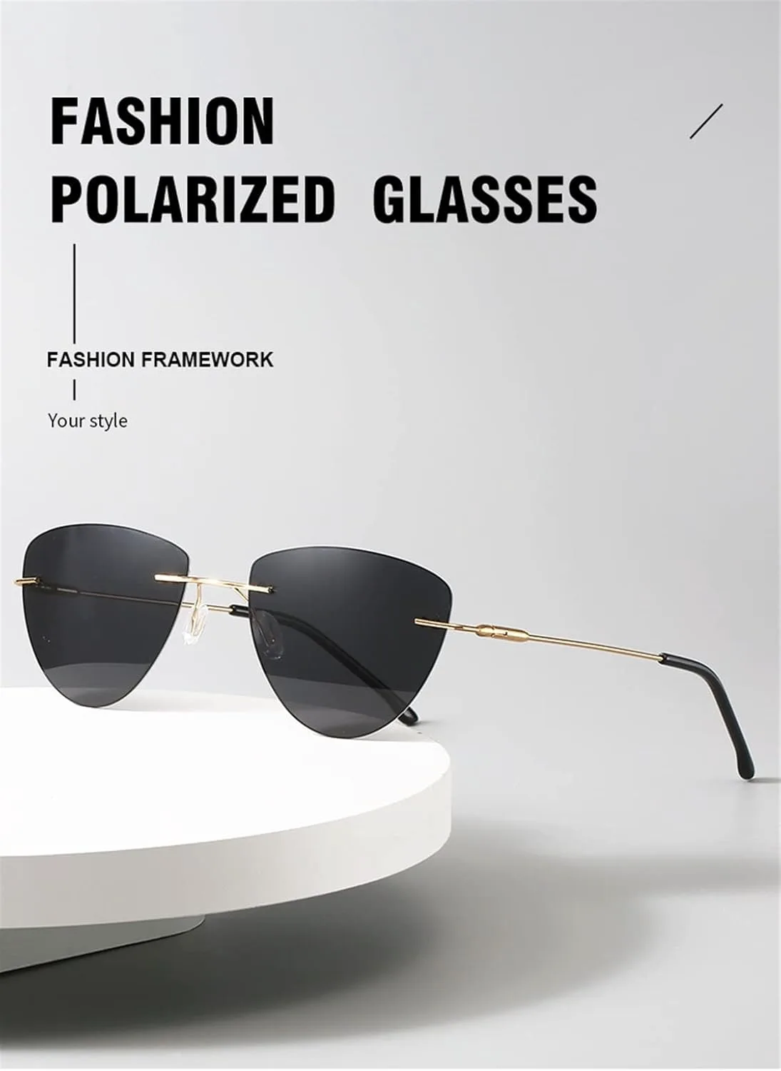 

Модные поляризованные солнцезащитные очки для мужчин и женщин, для использования на открытом воздухе, вождения, отдыха (цвет: D, размер: средний) MTZJH, One Color