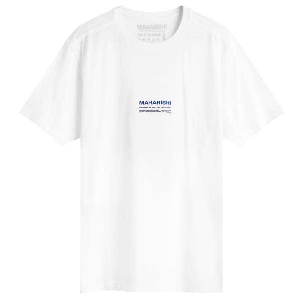 

Менее опасная футболка Maharishi, белый