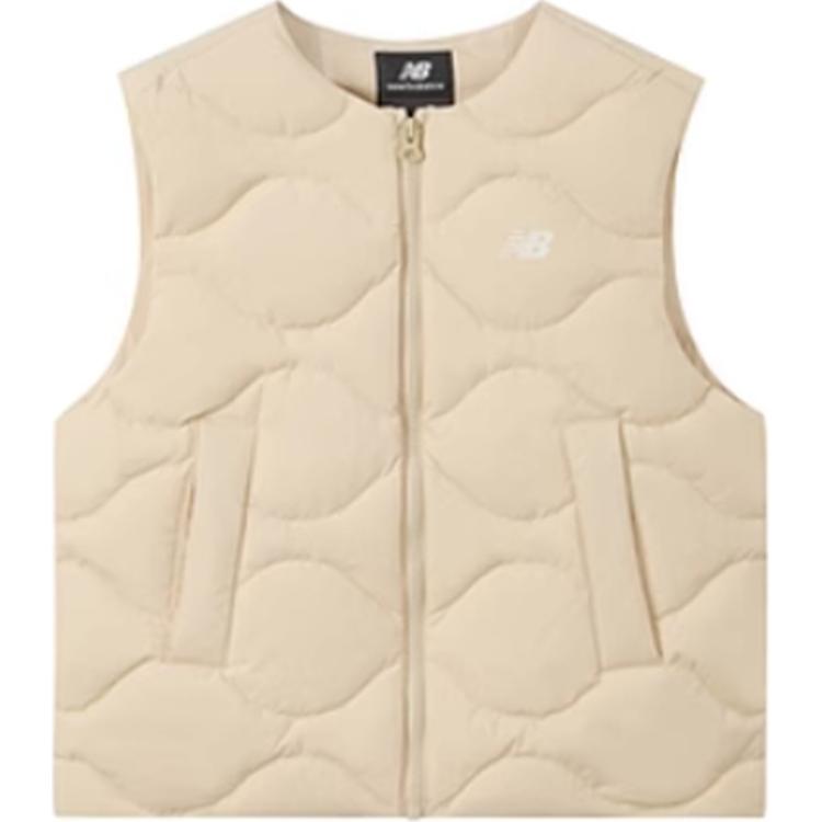 

Пуховик-жилет светло-бежевый для детей 3-7 лет New Balance
