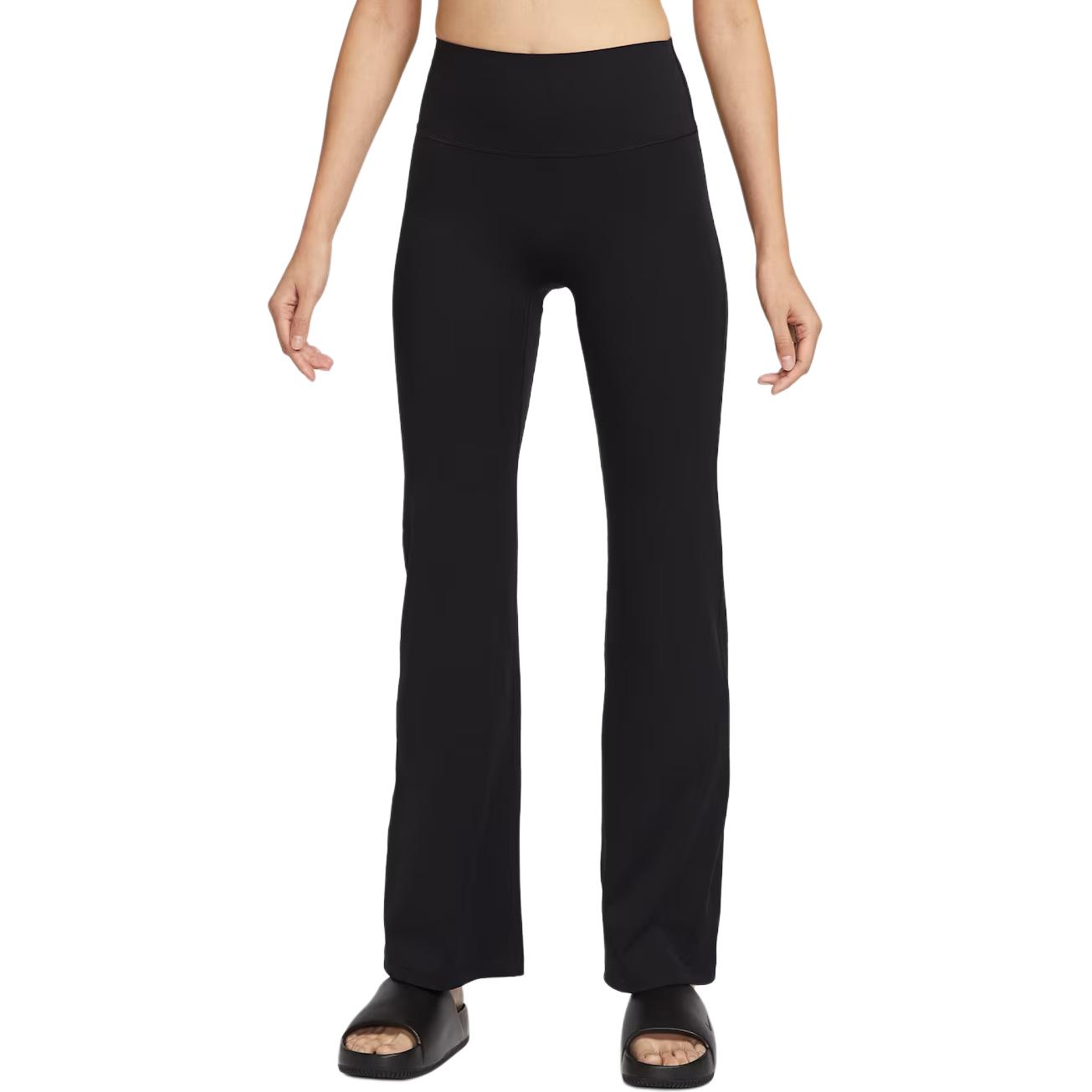 

Nike Женские брюки для йоги Swoosh, черный/серый, умеренно-серый