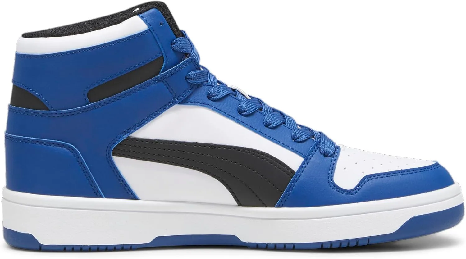 Мужские кроссовки PUMA Rebound Layup Trainers, белый/черный — фото 4