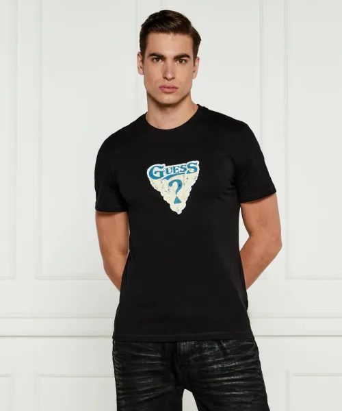 

Футболка Slim fit Guess Jeans, черный