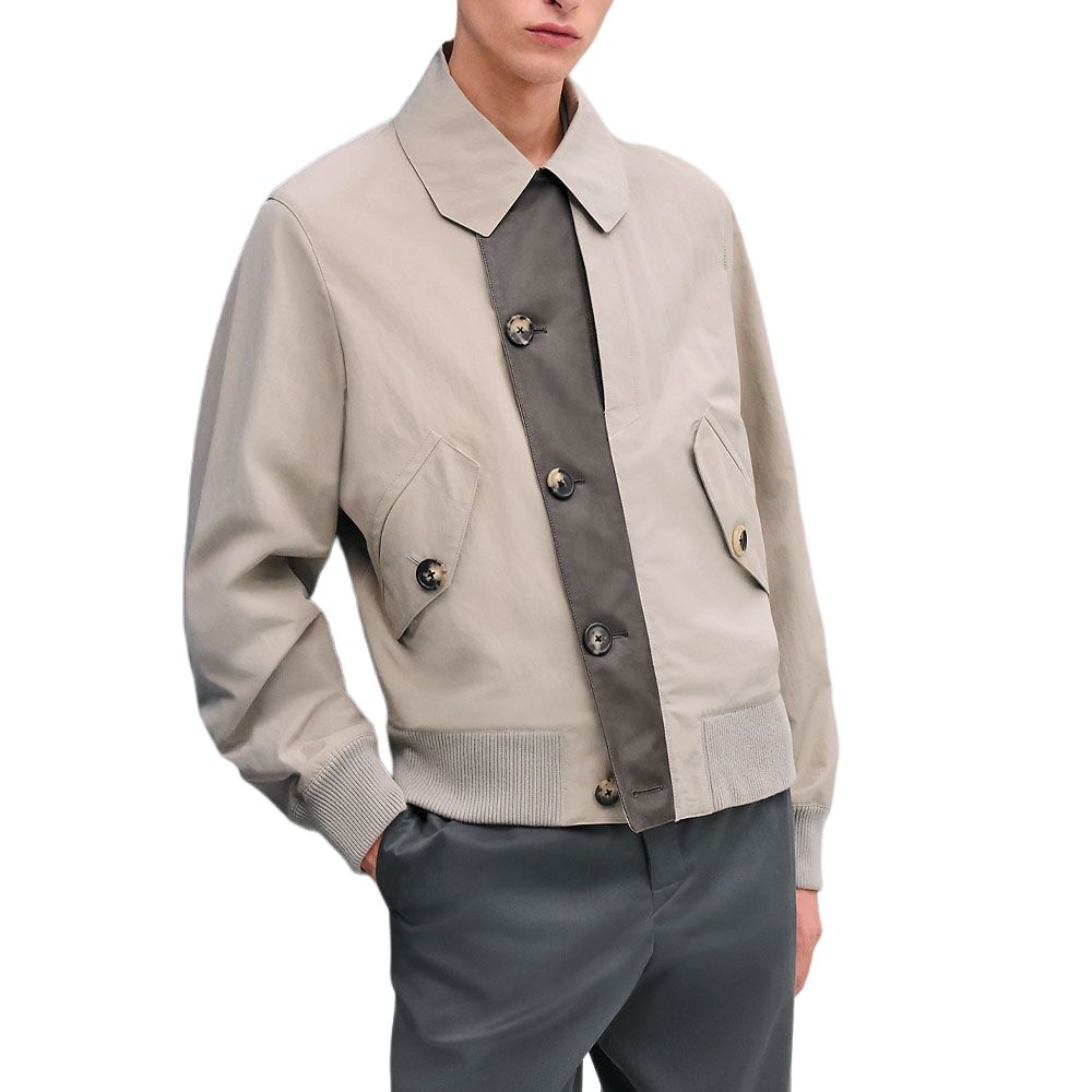 

HERMES Куртка мужская серая, Gray