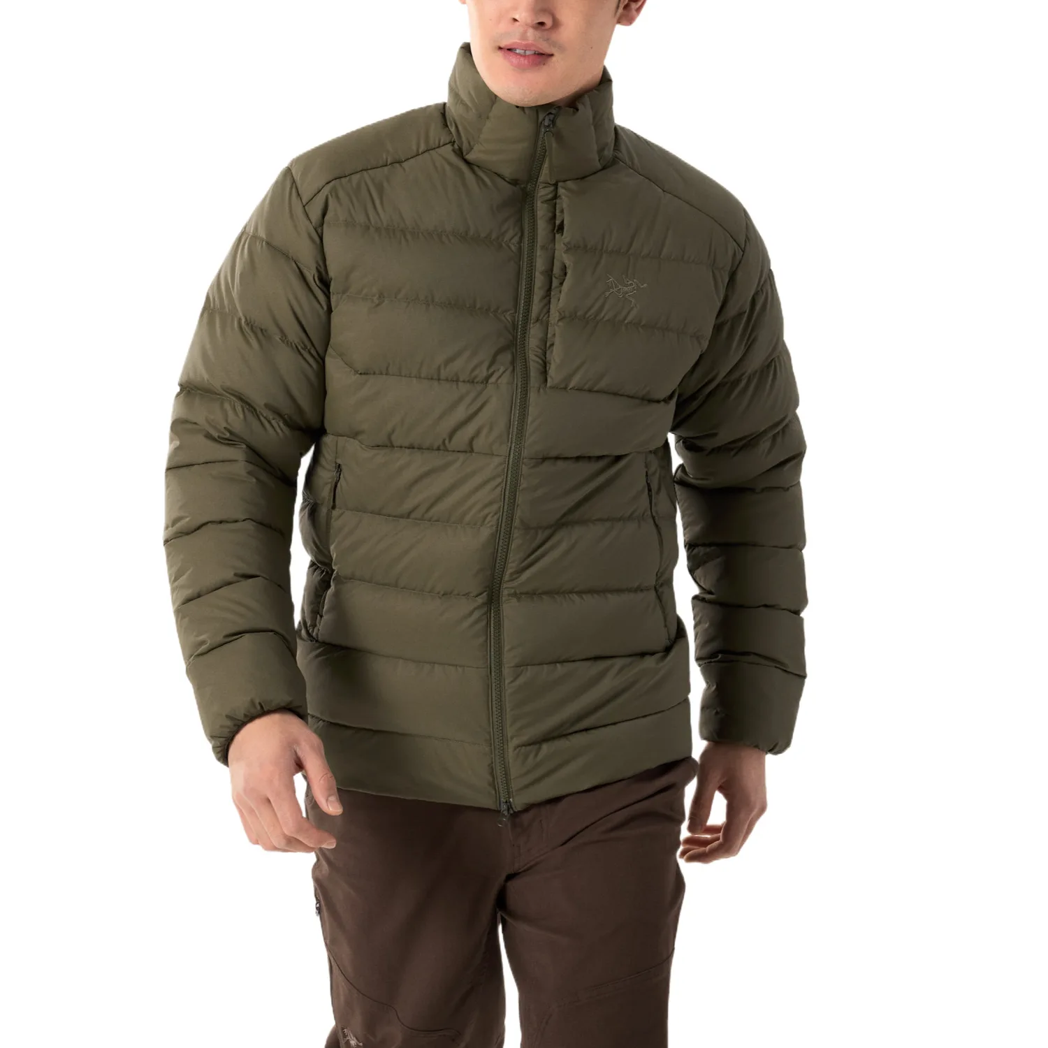 Пуховик thorium мужской Arcteryx, Vintage Green/Tatsu — фото 4