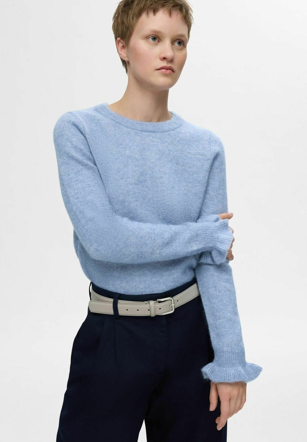 

Джемпер SLFLULU O NECK NOOS Selected Femme, синий