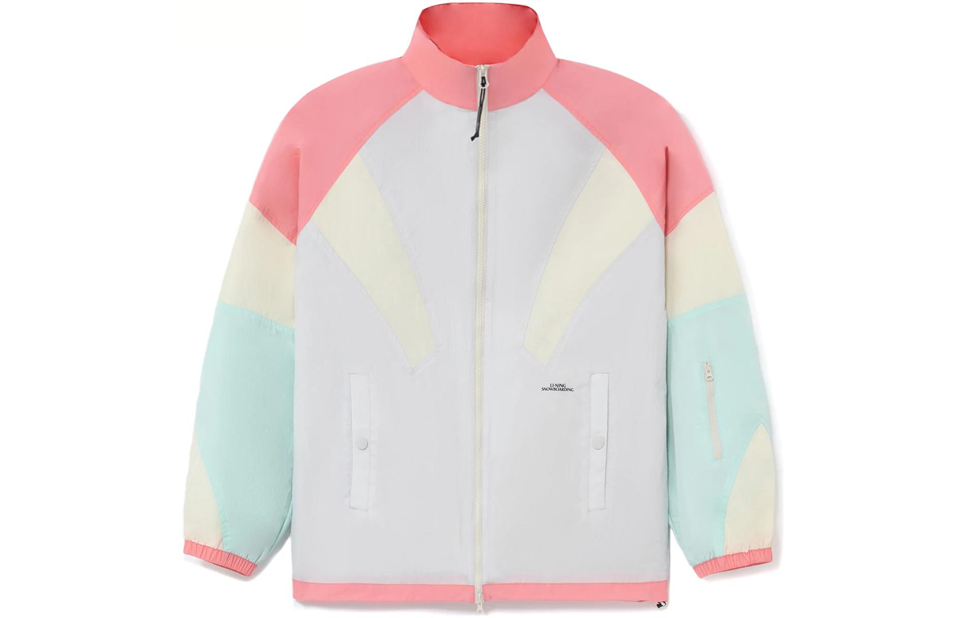 

LiNing Тренч унисекс светло-розовый китайский красный, Light China Pink