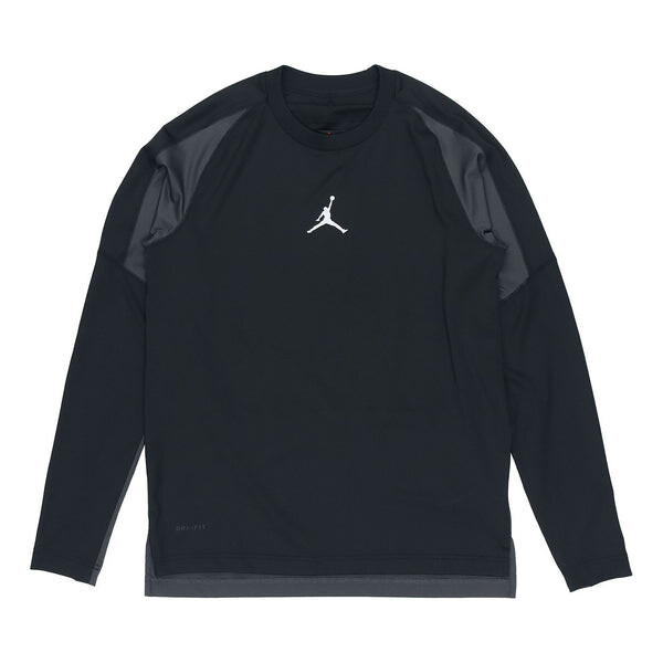 

Футболка мужские dri fit с длинным рукавом спортивные Air Jordan, черный