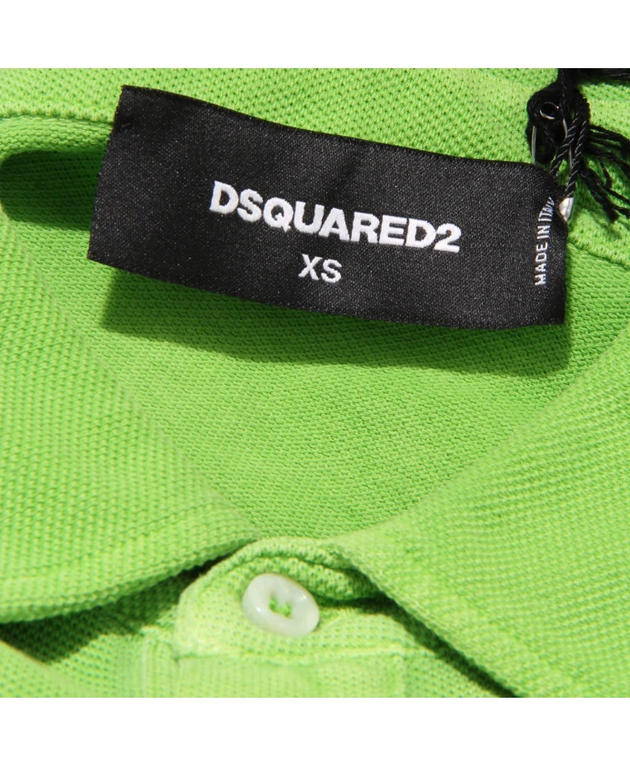 Футболка с коротким рукавом "Пике" Dsquared2, зеленый — фото 4