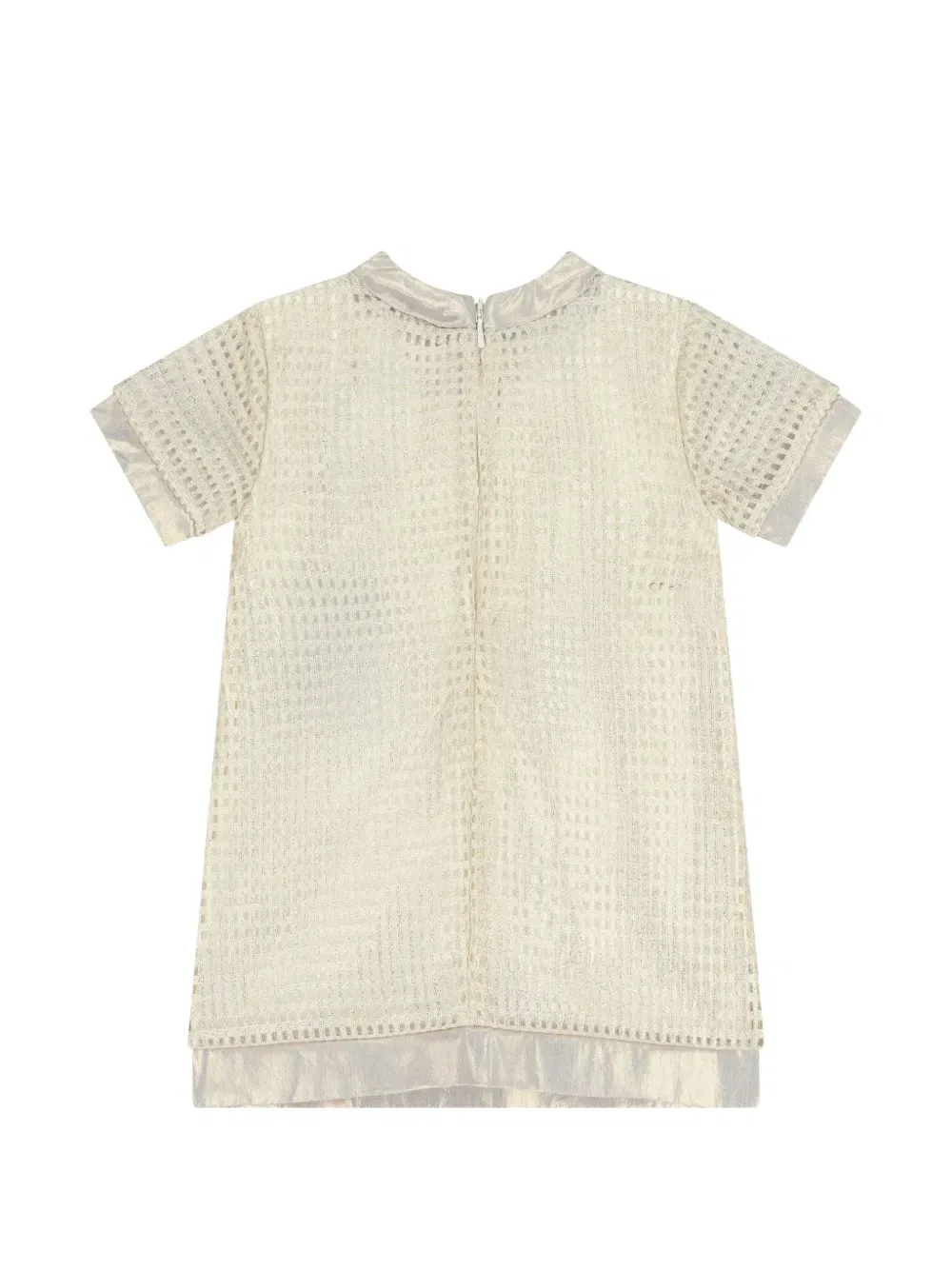 Платье с нашивками на пуговицах Aigner Kids, белый — фото 2