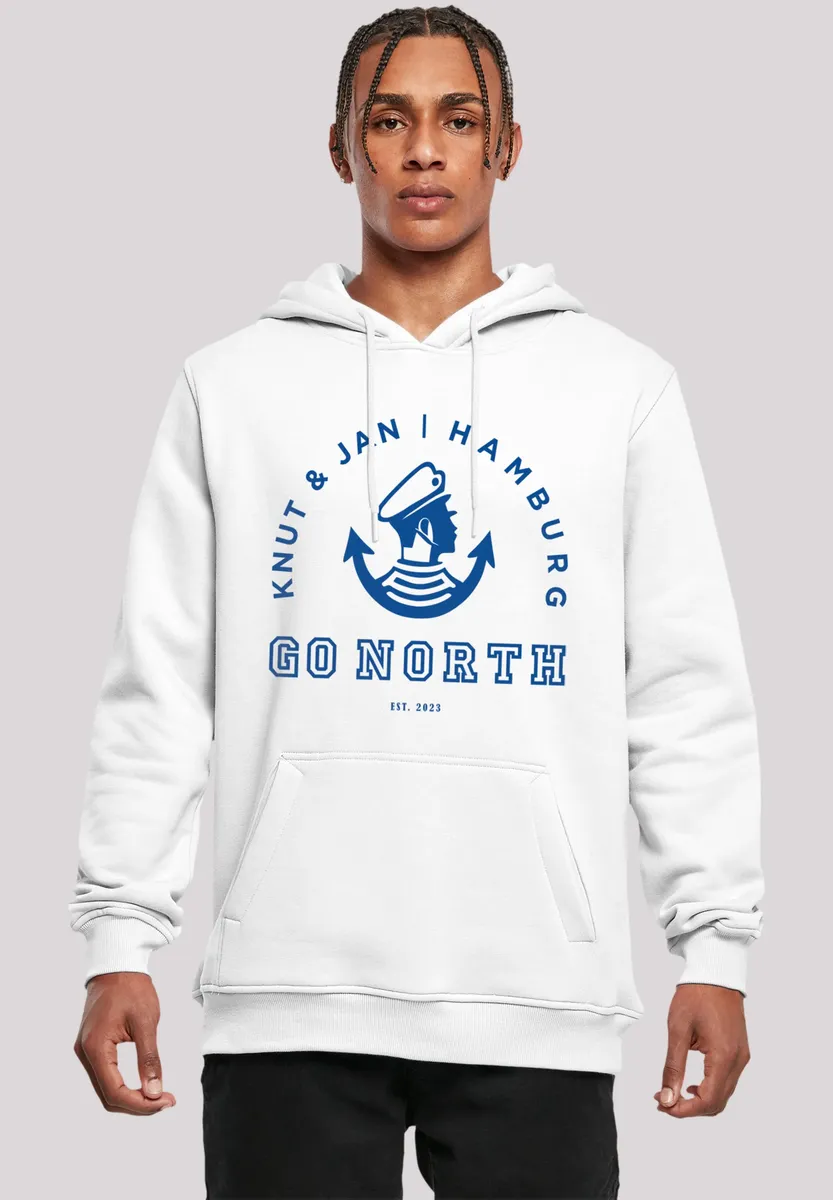 

Толстовка F4NT4STIC "Go North Logo", принт, белый