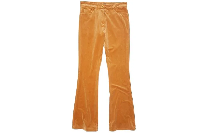 Acne Studios Женские повседневные брюки Mel Yellow
