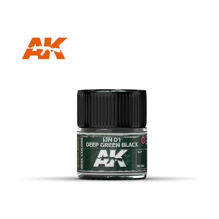 

IJN D1 Зеленый Черный, Paint - Real Color (AK-Interactive)