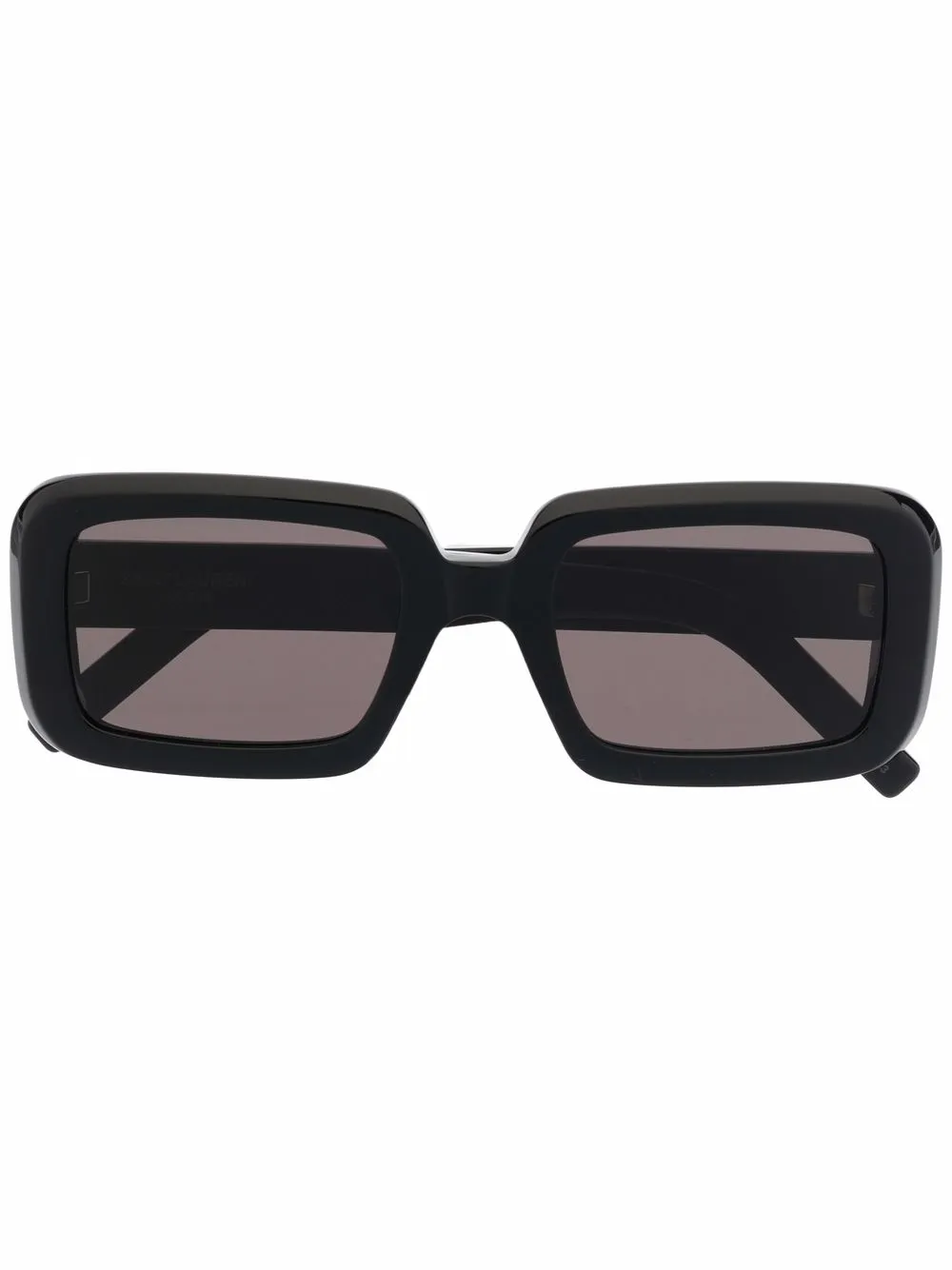 

Солнцезащитные очки в прямоугольной оправе Saint Laurent Eyewear, черный