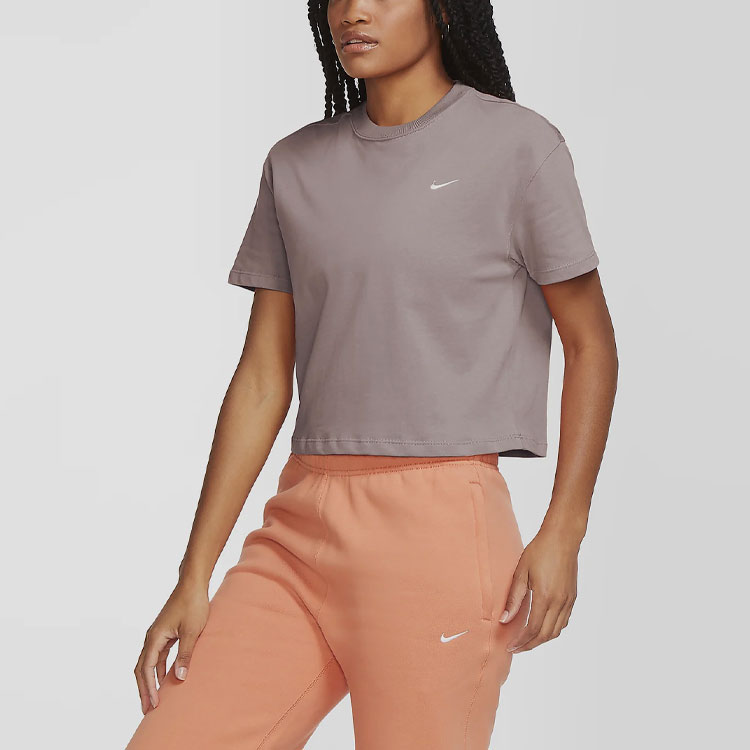 Женский укороченный топ Nike Malt Yellow — фото 4
