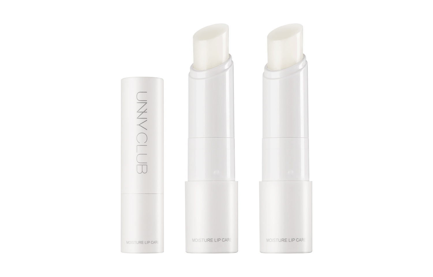 UNNY Gentle Moisturizing Lipstick - увлажняющая, восстанавливающая, разглаживающая морщинки, предотвращает сухость и растрескивание UNNY CLUB, two-piece set: women's светло moisturizing small зеленый tube lip balm 4g+men's lip balm 4g — фото 2
