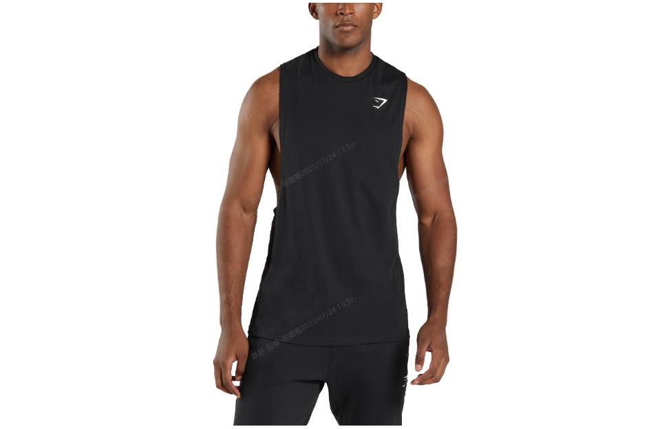 

GYMSHARK Майка мужская черная