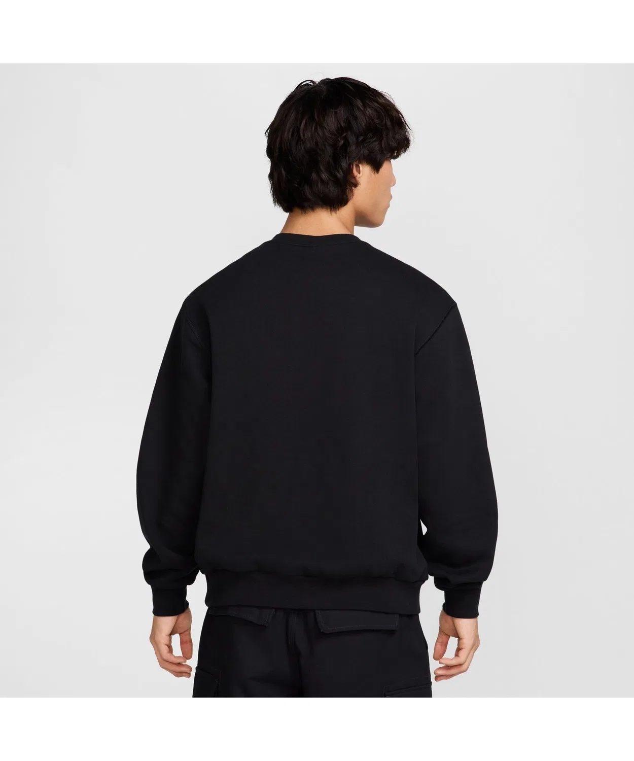 Свитшот Nike SB Essential Logo L/S, черный — фото 4