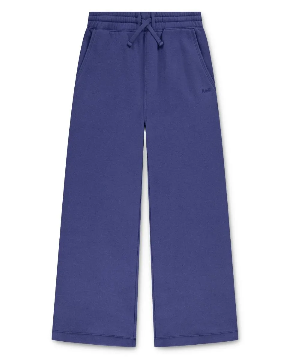 

Широкие флисовые брюки, незаменимые для девочек Abercrombie, синий