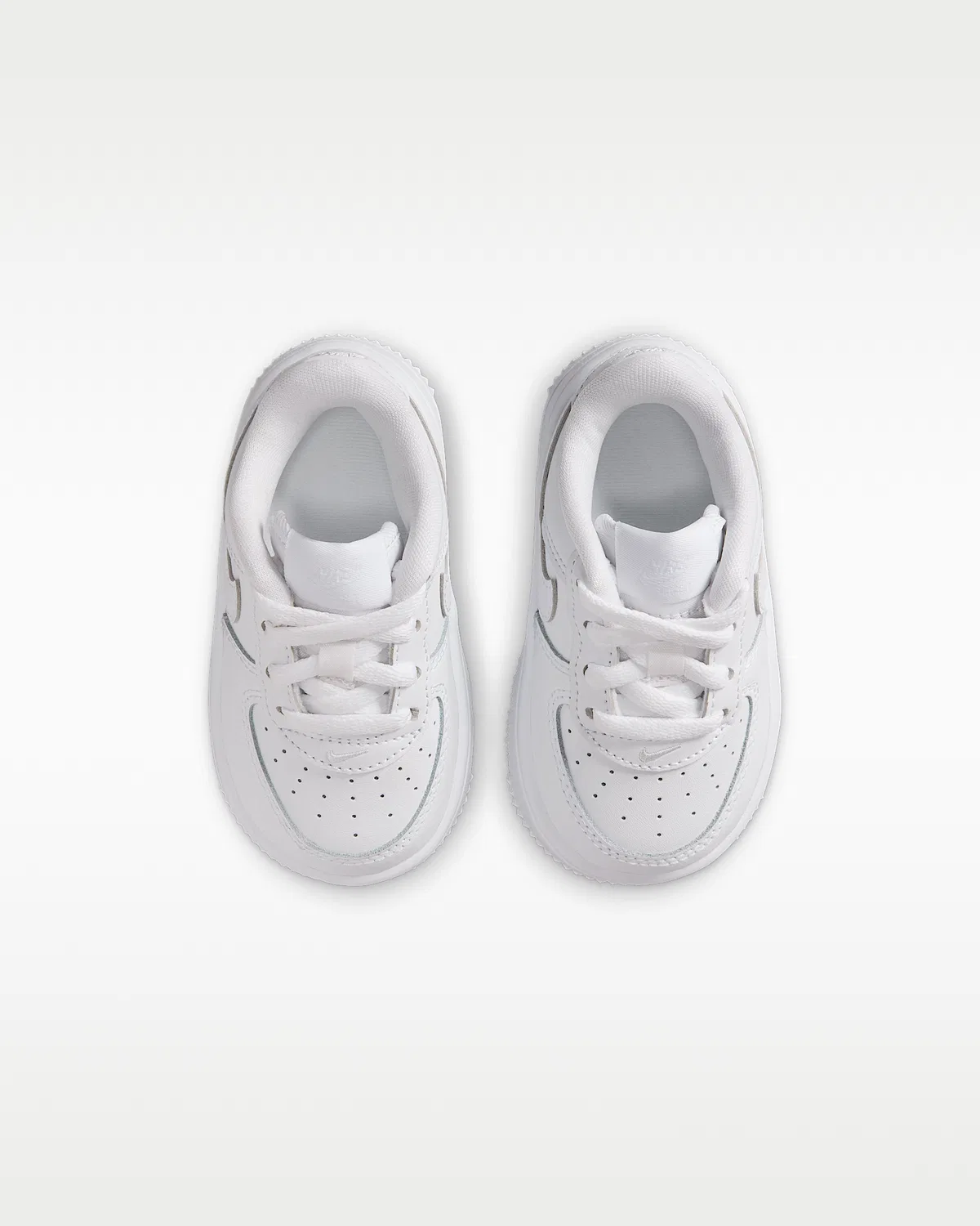 Кроссовки Nike Force 1 Low для малышей, White/White/White/White — фото 4