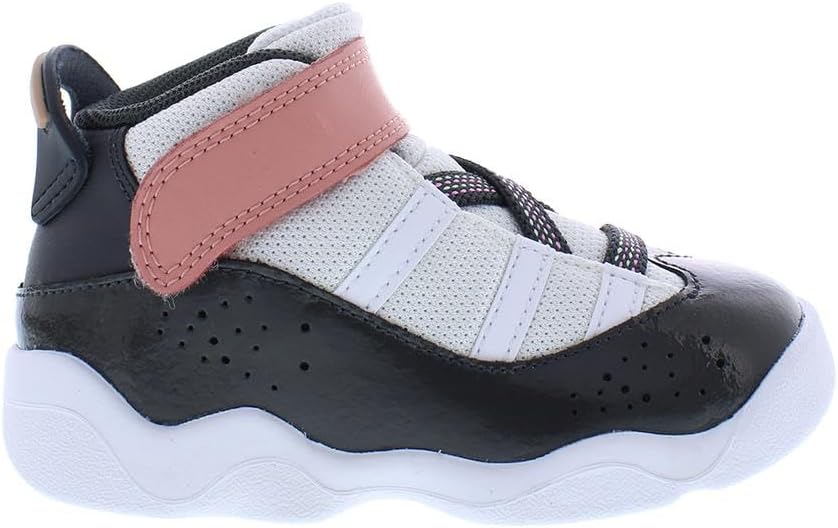 Детские кроссовки Nike Jordan 6 Rings, белый/красный — фото 4