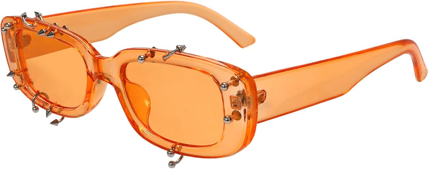 

Солнцезащитные очки Willochra в винтажном квадратном стиле для женщин и мужчин, классические солнцезащитные очки с заклепками, солнцезащитные очки UV400, модные прямоугольные солнцезащитные очки, C3