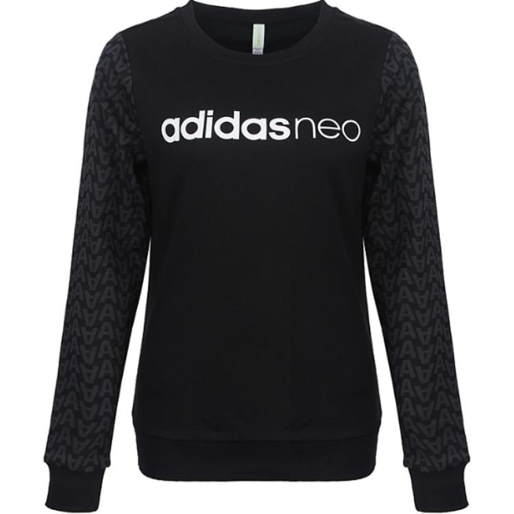 

Свитшот женский черный Adidas Neo