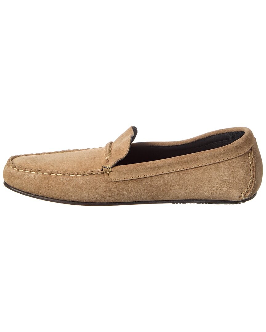 

Замшевые лоферы Allen Edmonds Super Sport, коричневый