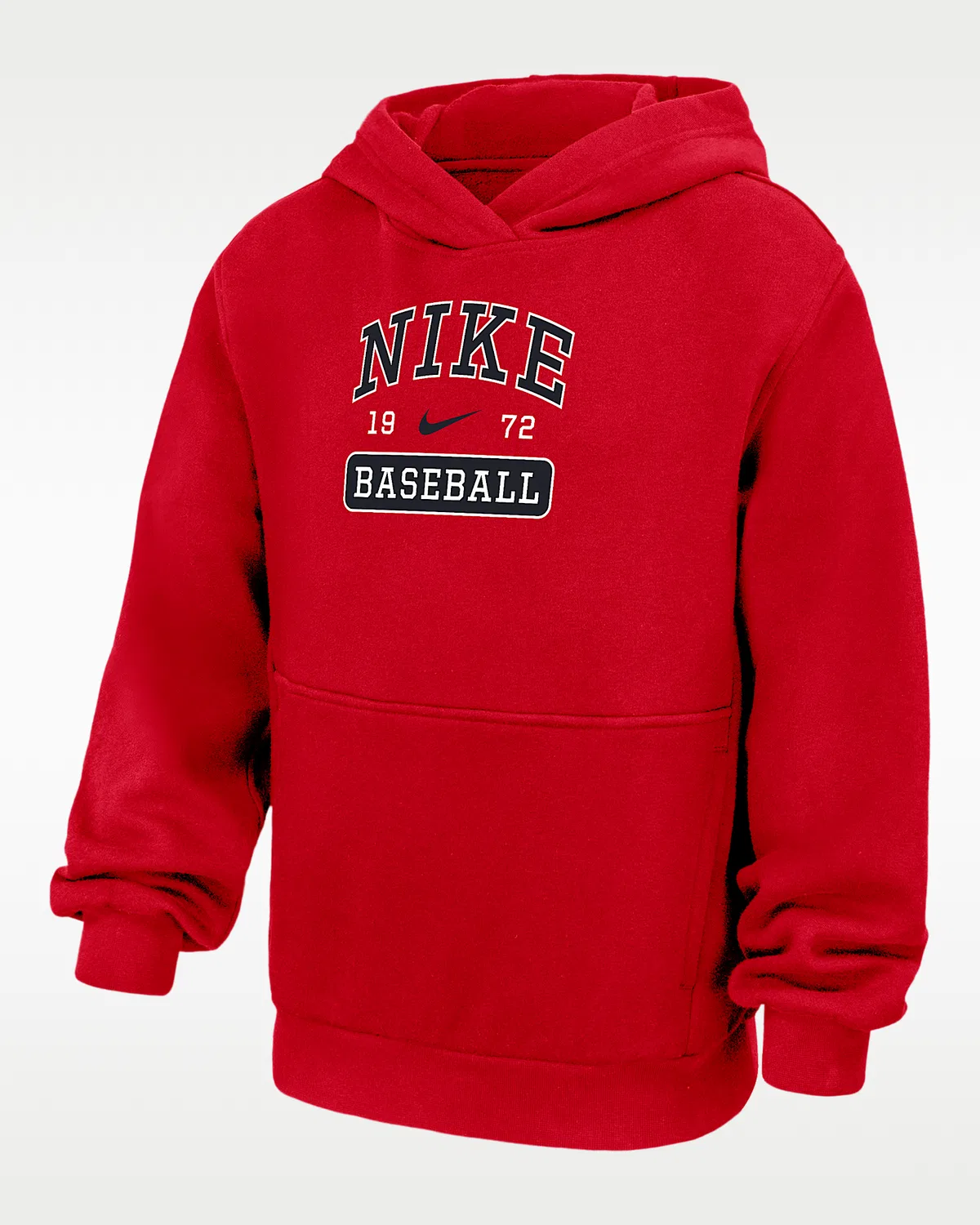 Детская бейсбольная олимпийка Nike Club Fleece, University Red