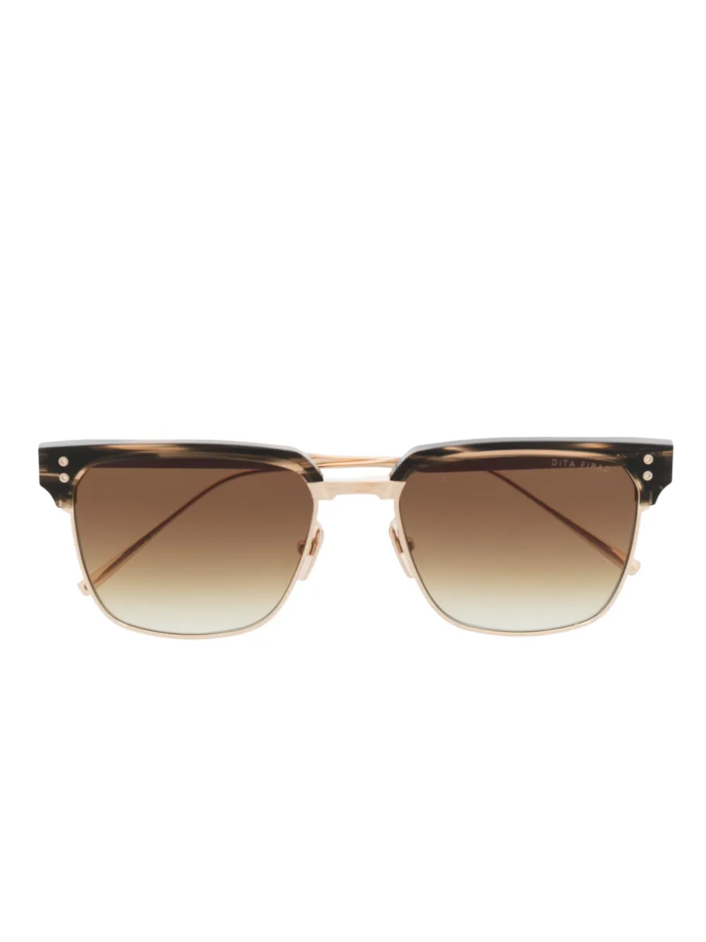 

Солнцезащитные очки с эффектом градиента Dita Eyewear, золотой
