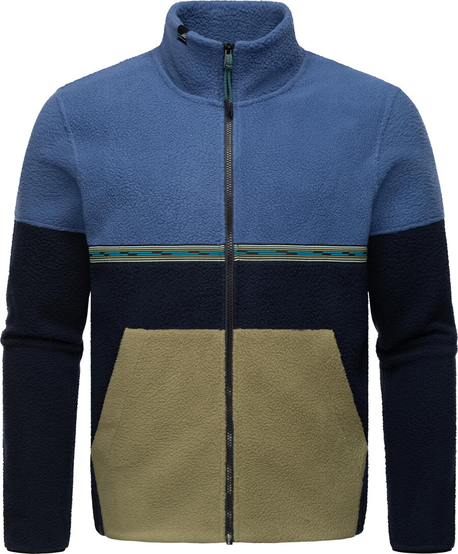 

Флисовая куртка Ragwear Lonndy, синий/темно-синий