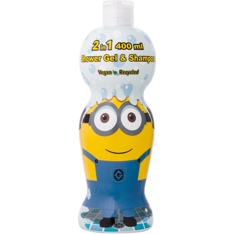 

Minions Bathtime Shampoo & Shower Gel 2в1 гель для душа и шампунь 400 мл