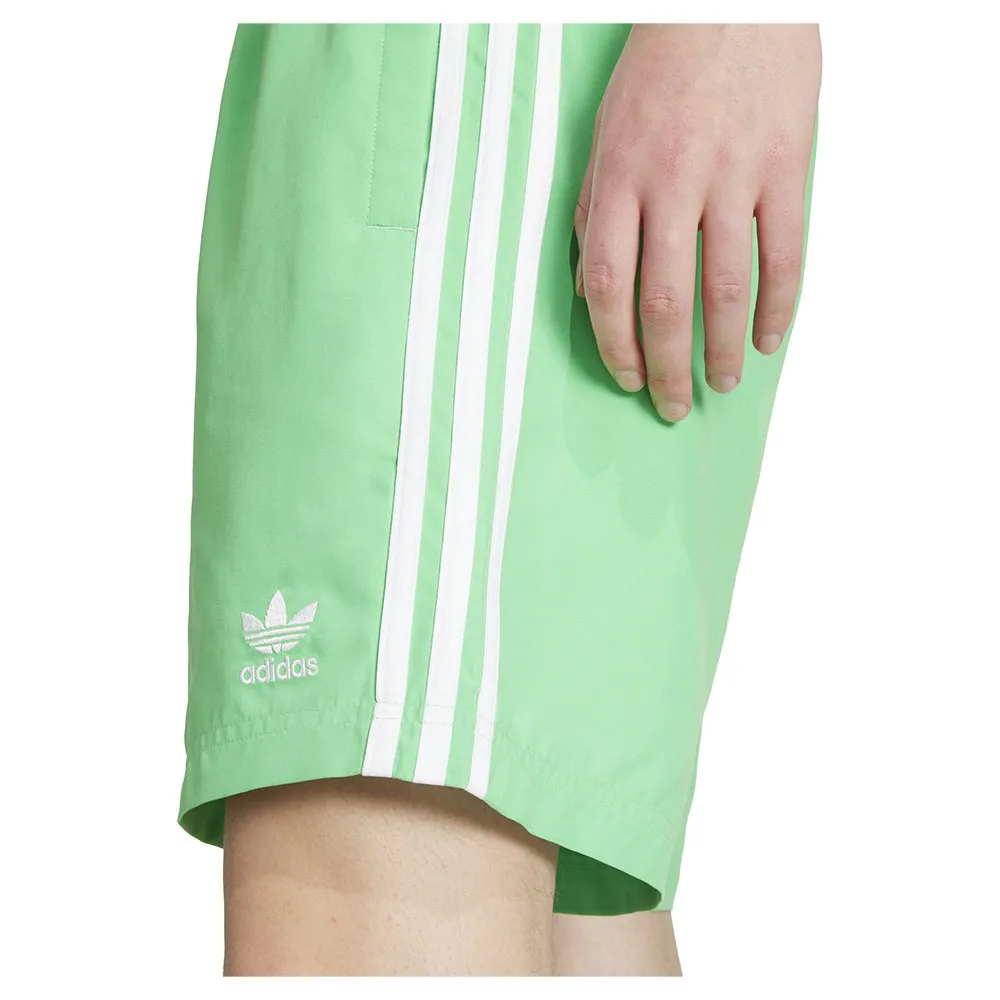 Шорты для плавания adidas Originals Adicolor 3-Stripes 8´´, зеленый — фото 4