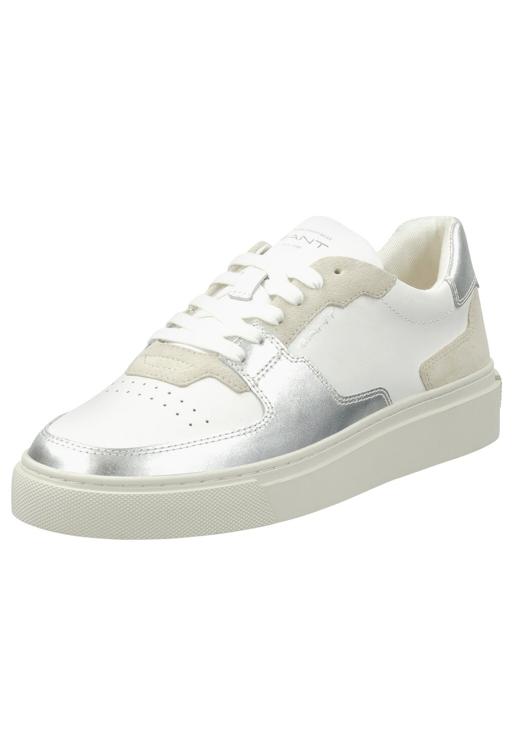 Кроссовки низкие JULICE GANT, цвет white silver beige