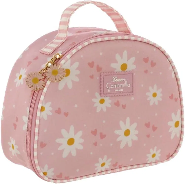 Женская косметичка с узором ромашки от Camomilla Milano Camomilla, 23954 Daisy Love - Pink