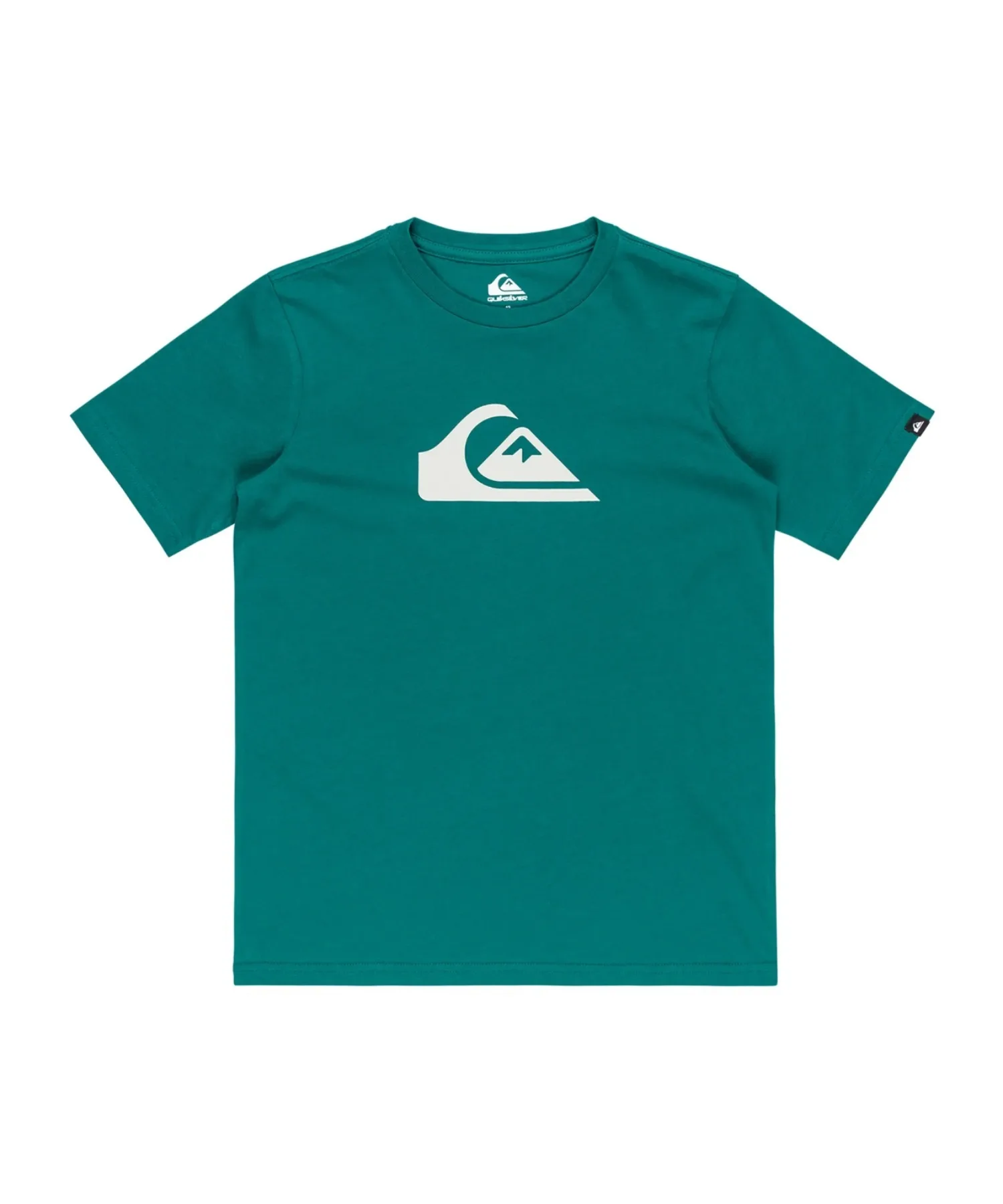 Детская футболка Quiksilver EV COMP LOGO с логотипом, зелёная