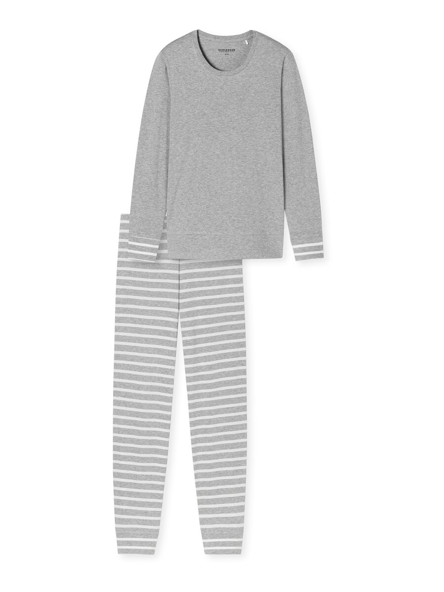

Пижама SCHIESSER Casual Essentials, пятнистый серый