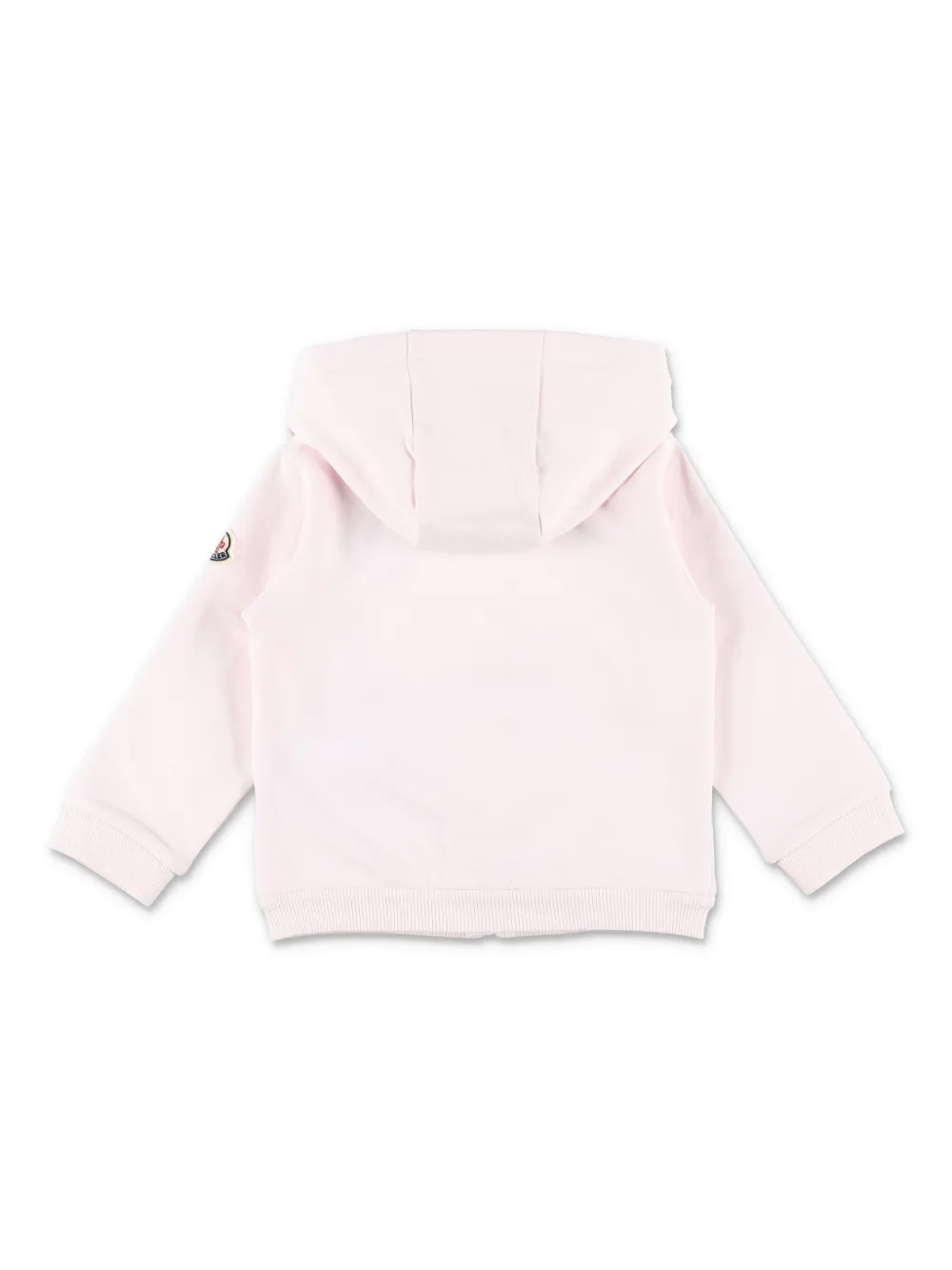 Спортивный костюм из джерси с логотипом Moncler Enfant, розовый — фото 3