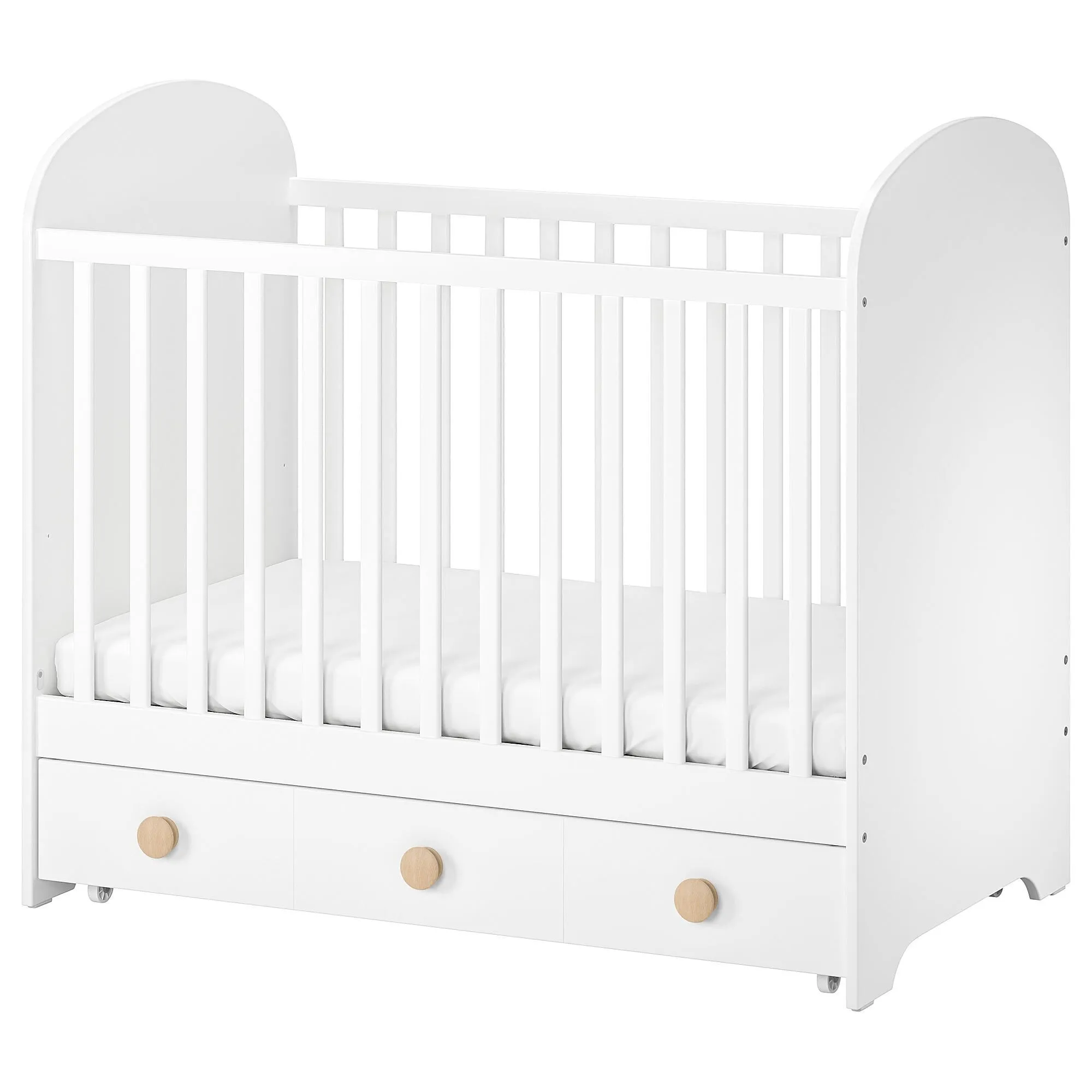 

Детская кроватка, белый, 60х120 см, GONATT IKEA