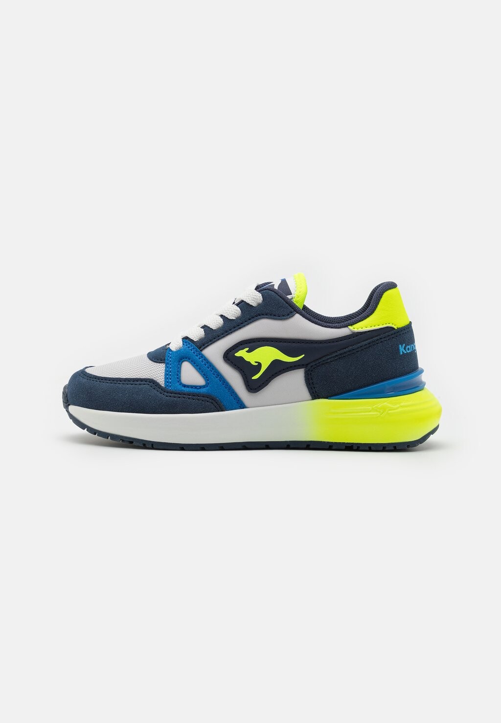 

Кроссовки низкие K-SNEAK JAY UNISEX KangaROOS, цвет dark navy/neon yellow